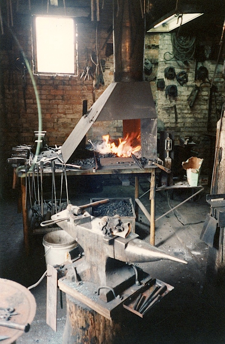 Emmanuel A. Schrock: The Village Blacksmith Shop.