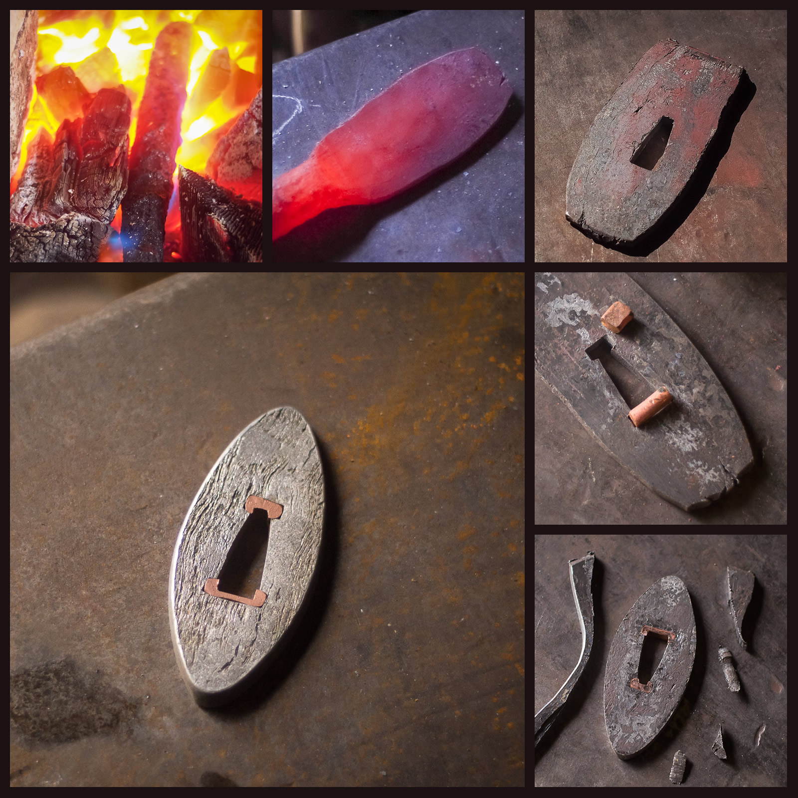 Island Blacksmith: Charcoal forged nihonto made from reclaimed and natural materials using traditional techniques