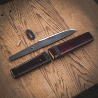 Tools for Satoyama: Design a knife, hand crafted on Vancouver Island.