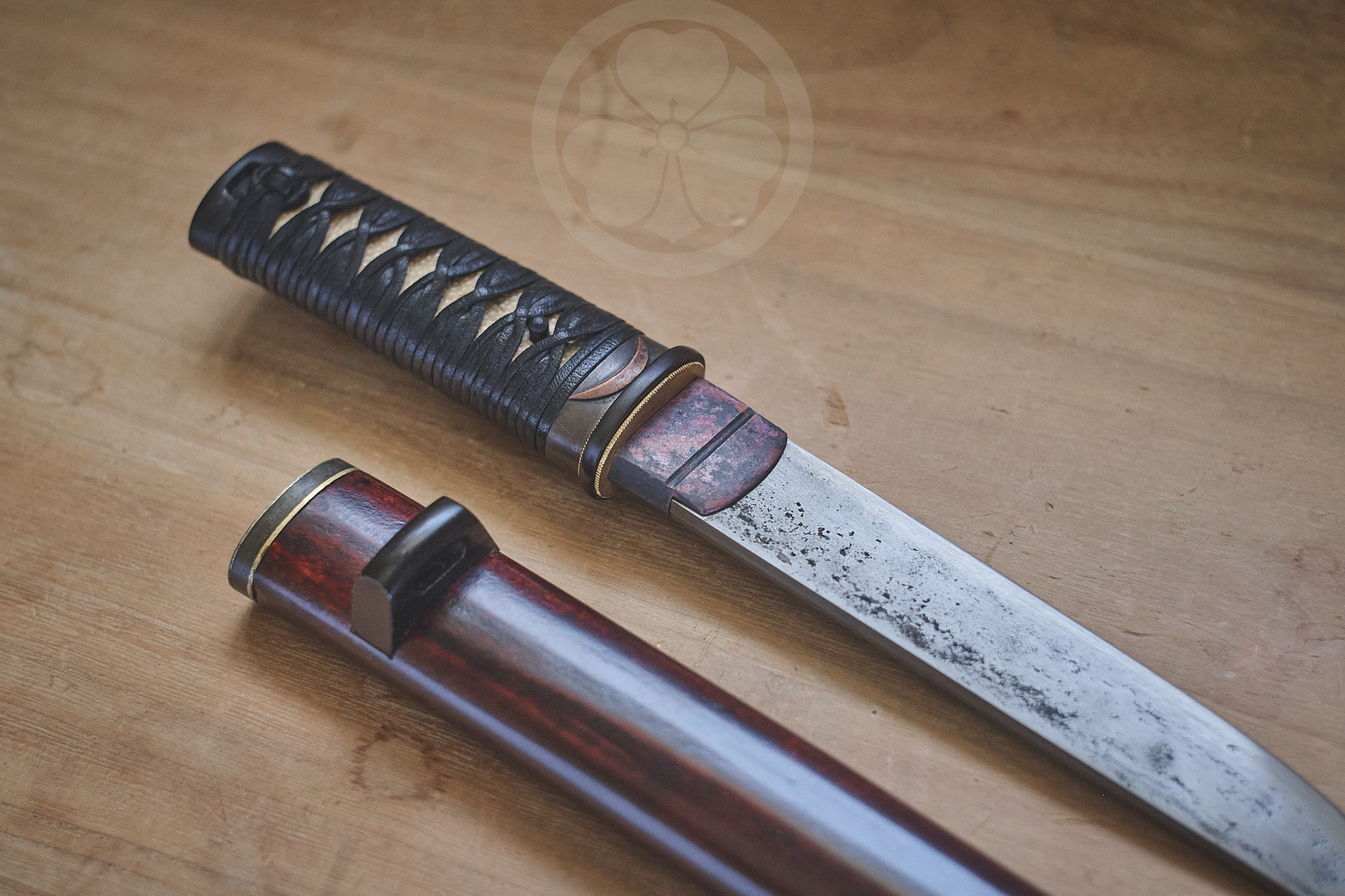 Tools for Satoyama Mountain Tanto, hand crafted on Vancouver Island. Island Blacksmith: Charcoal forged knives from reclaimed steel.