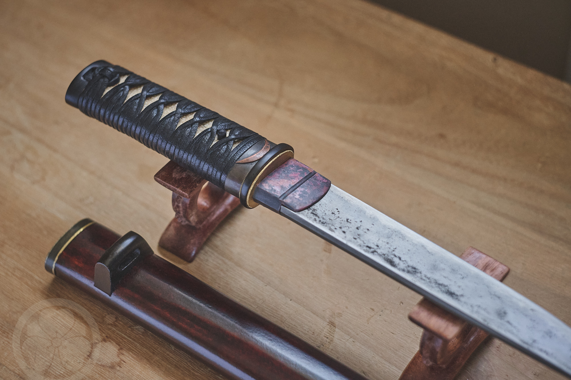 Tools for Satoyama Mountain Tanto, hand crafted on Vancouver Island. Island Blacksmith: Charcoal forged knives from reclaimed steel.
