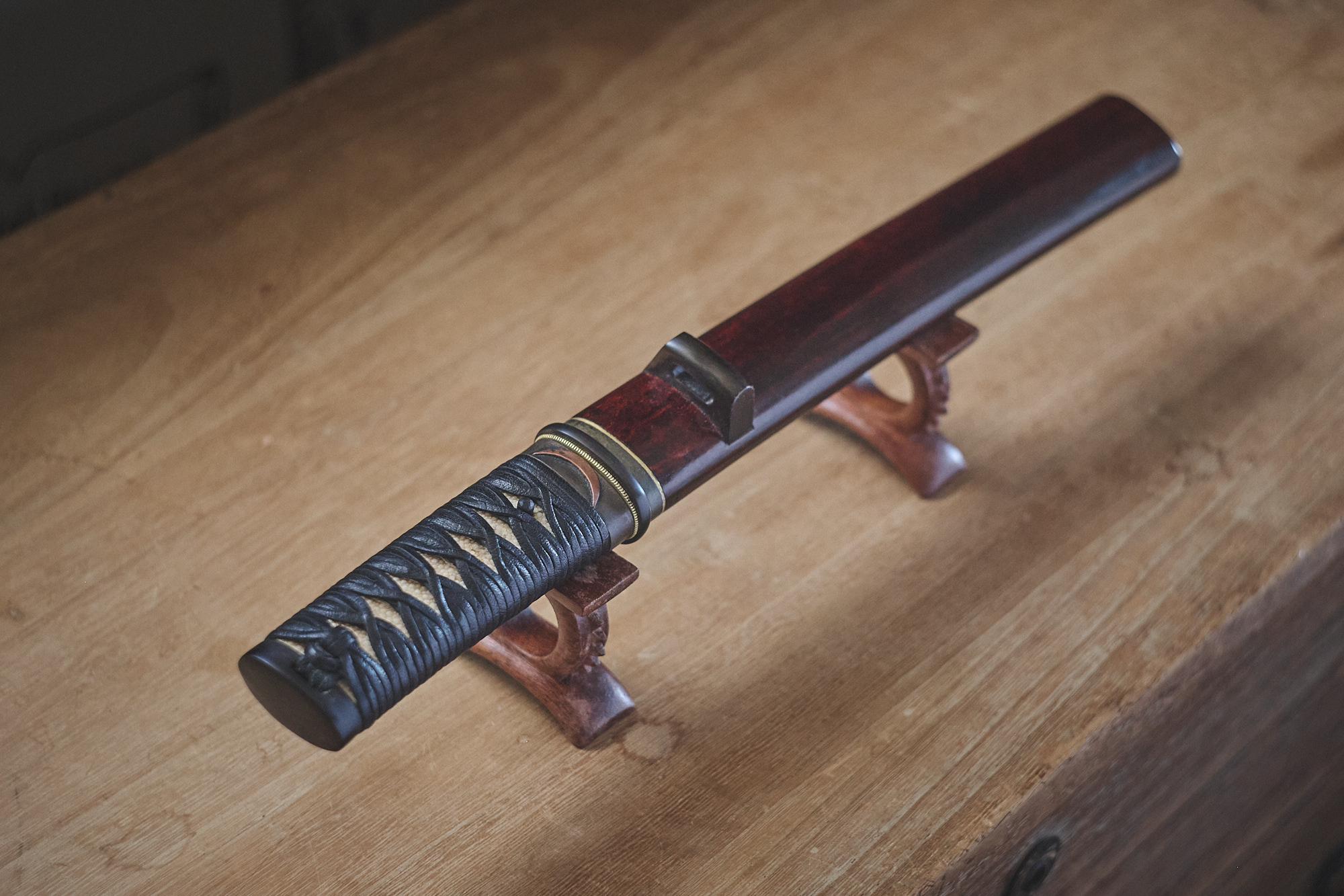 Tools for Satoyama Mountain Tanto, hand crafted on Vancouver Island. Island Blacksmith: Charcoal forged knives from reclaimed steel.