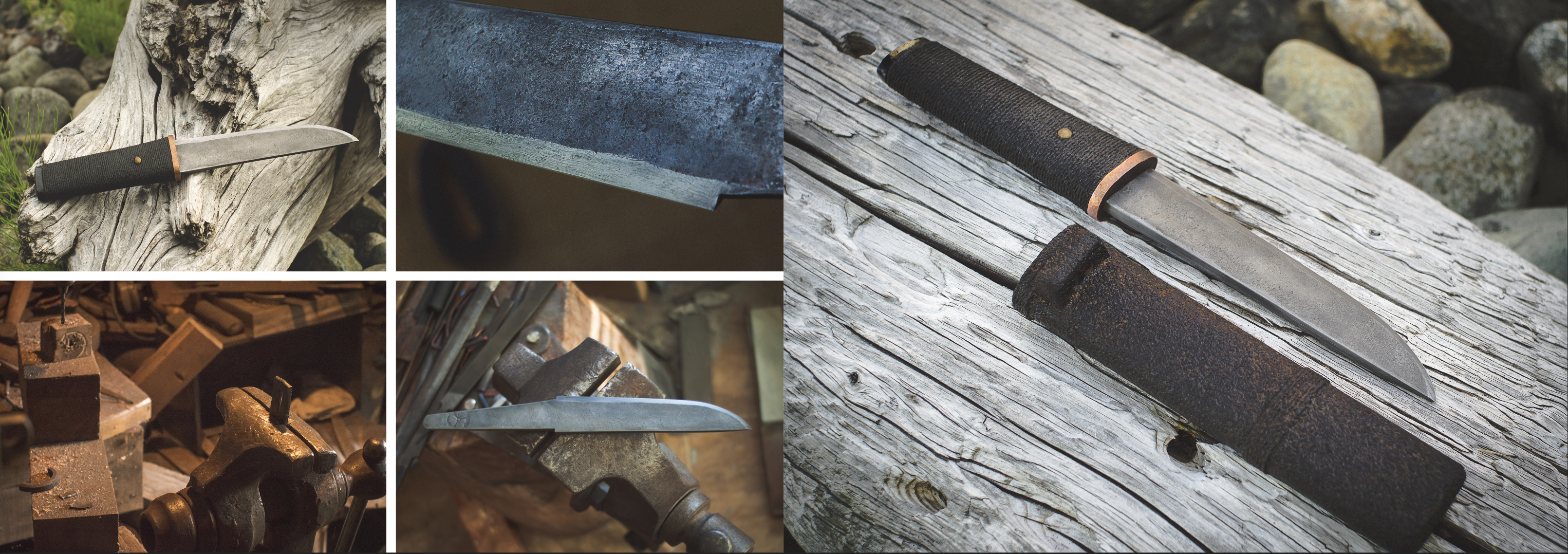 Island Blacksmith: Hand forged knives made on Vancouver Island from reclaimed materials, Satoyama scenes of rural Japan