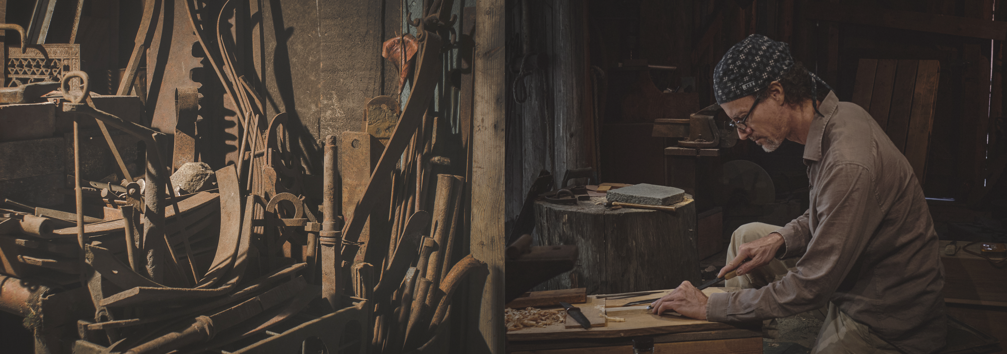 Island Blacksmith: Hand forged knives made on Vancouver Island from reclaimed materials, Satoyama scenes of rural Japan