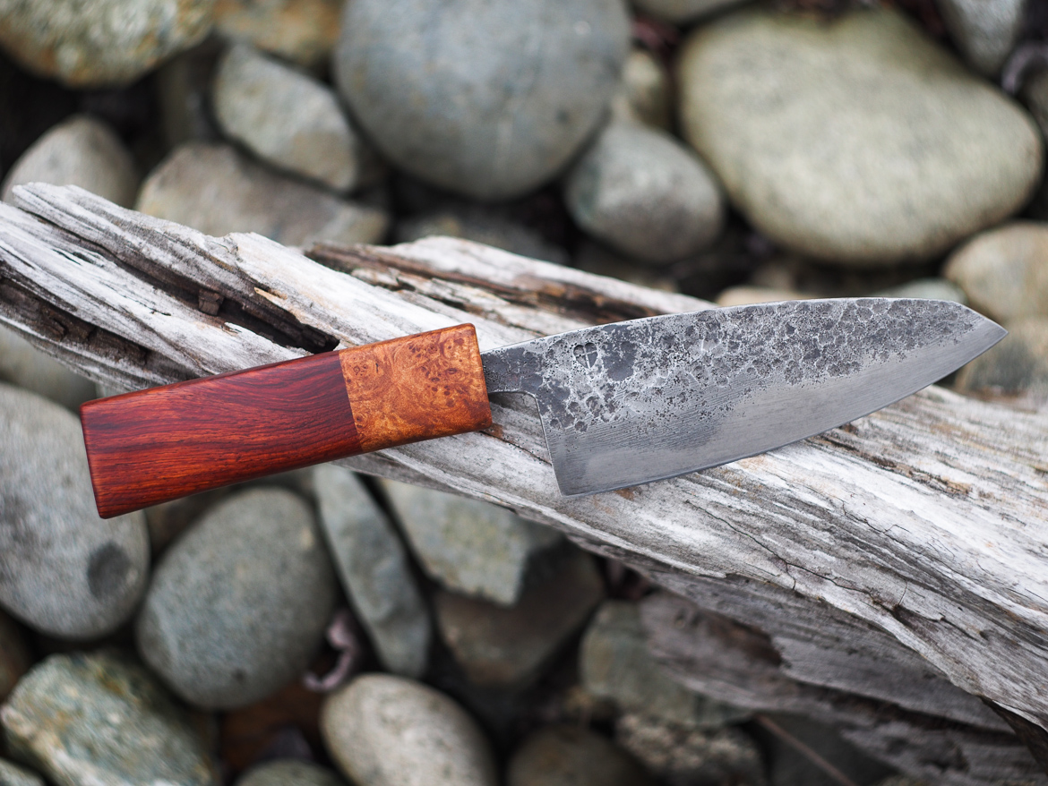 Island Blacksmith: Hand forged knives from reclaimed materials