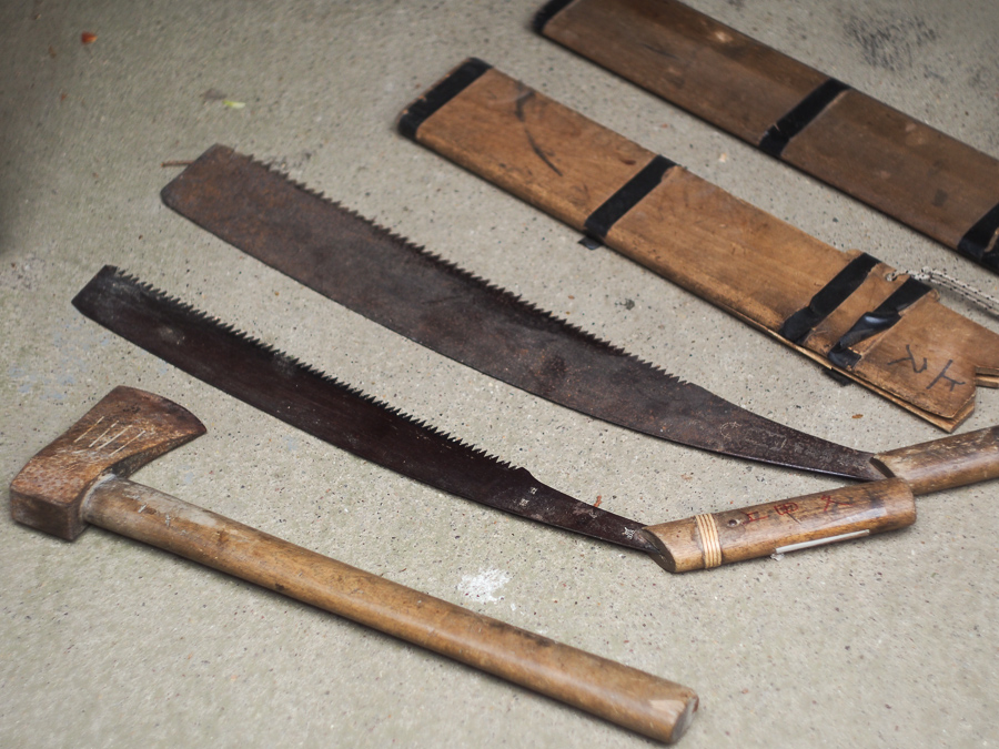 Vancouver Island Blacksmith in Japan: Antique Japanese Farming Tools.