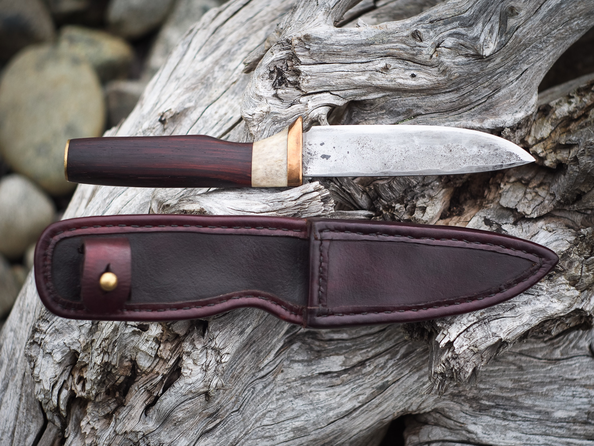 Island Blacksmith: Hand forged traditional knives from reclaimed materials