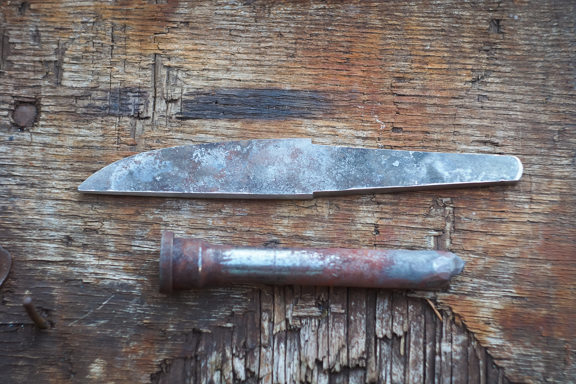 Island Blacksmith: Hand forged knives from reclaimed steel.