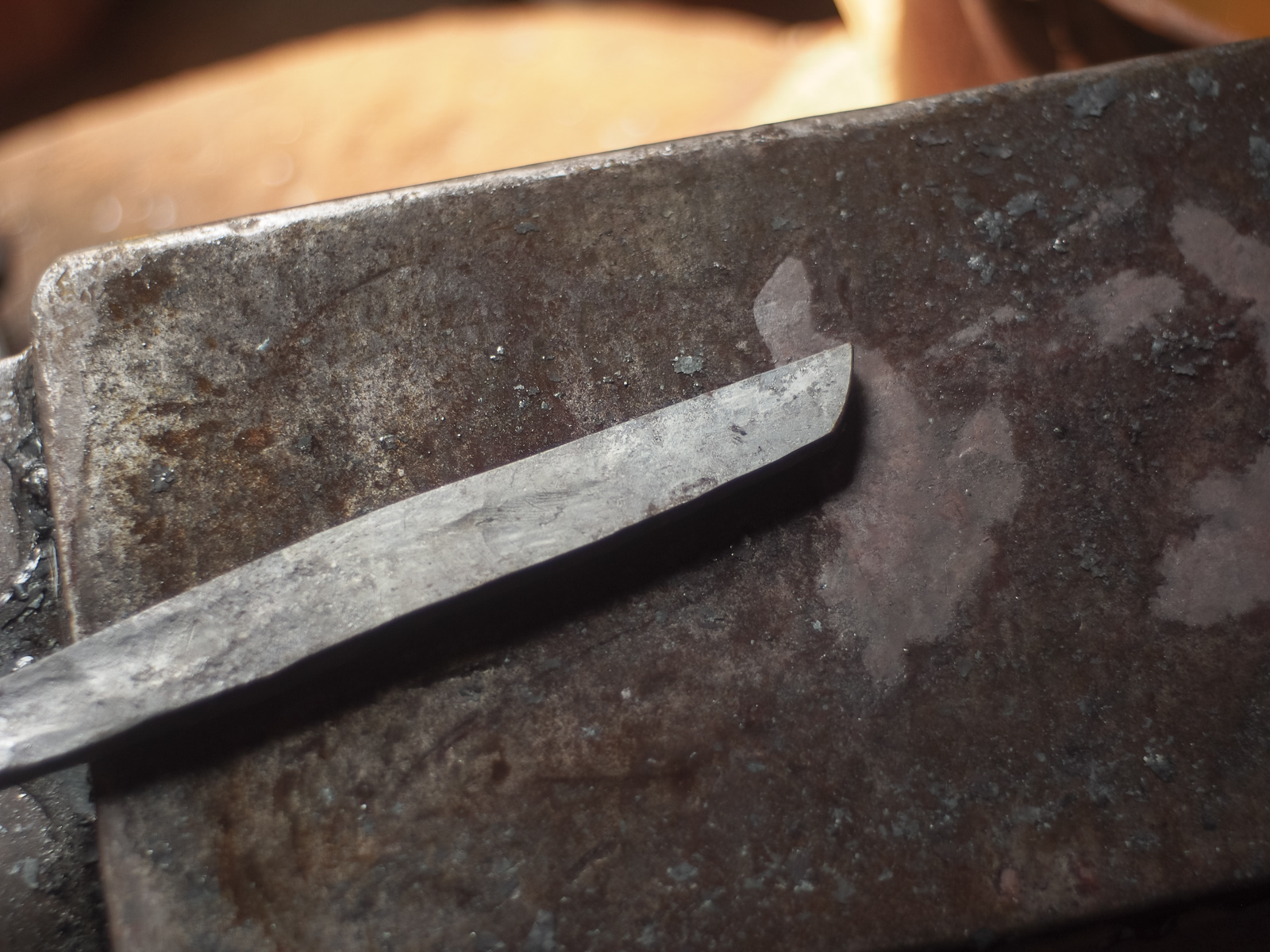 Island Blacksmith: Hand forged knives from reclaimed shear steel.