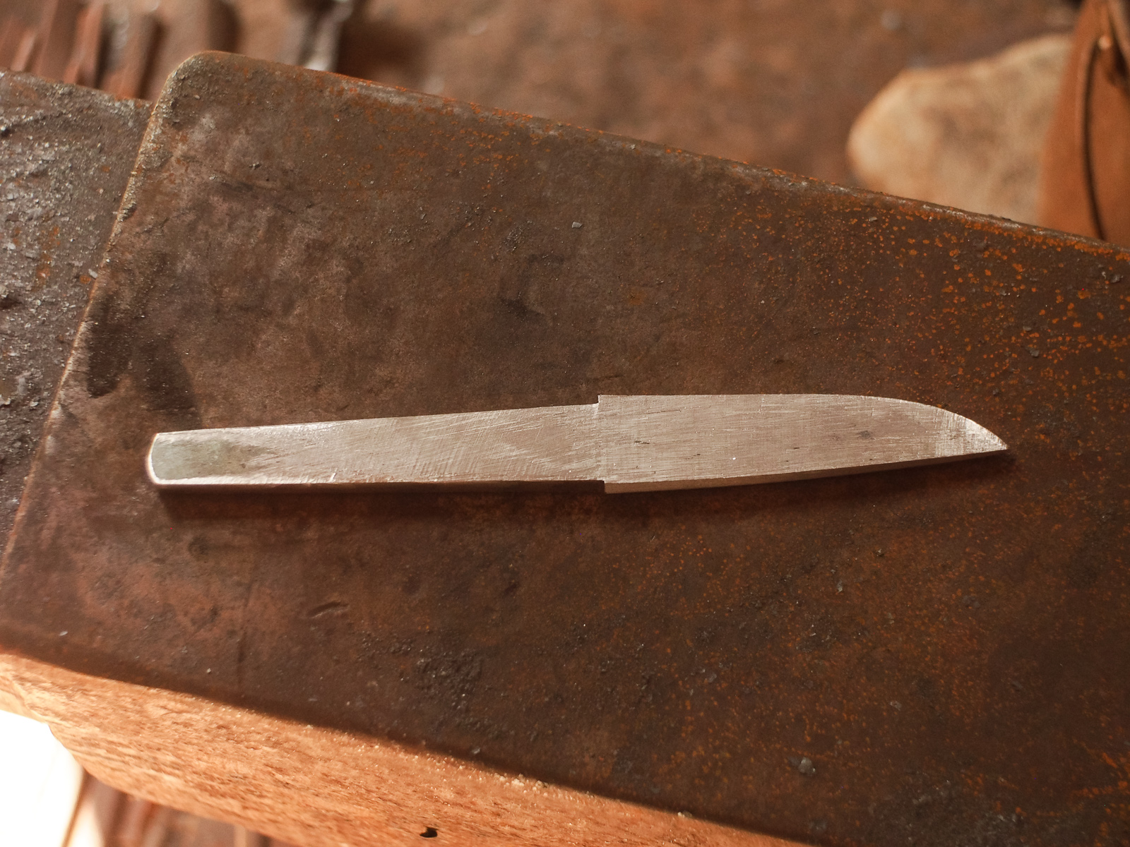 Island Blacksmith: Hand forged knives from reclaimed shear steel.