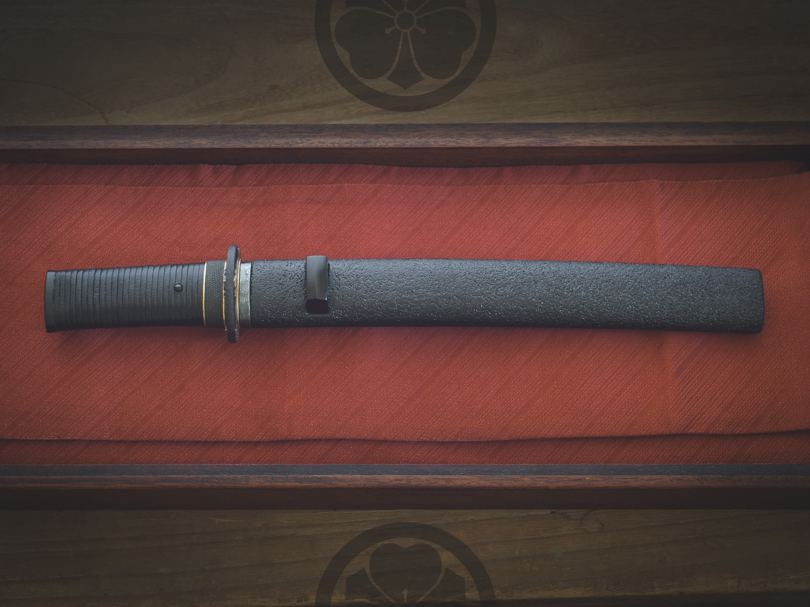 Island Blacksmith: Charcoal forged tanto from reclaimed files.