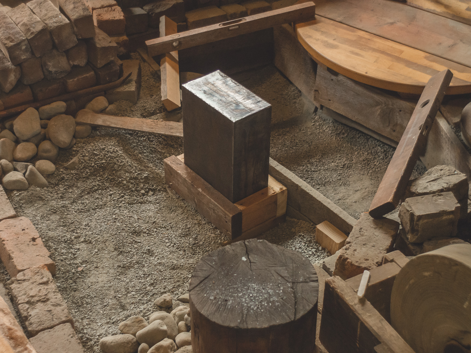 Island Blacksmith: Traditional Japanese style swordsmith anvil.