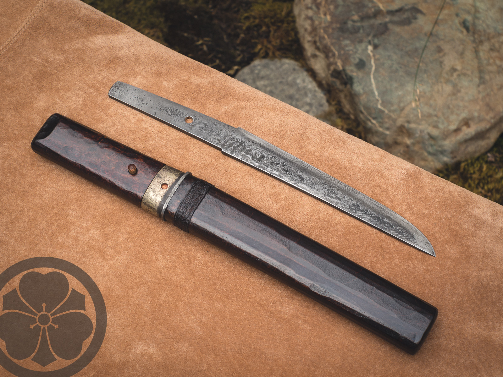 Island Blacksmith: Charcoal forged knives from reclaimed steel.