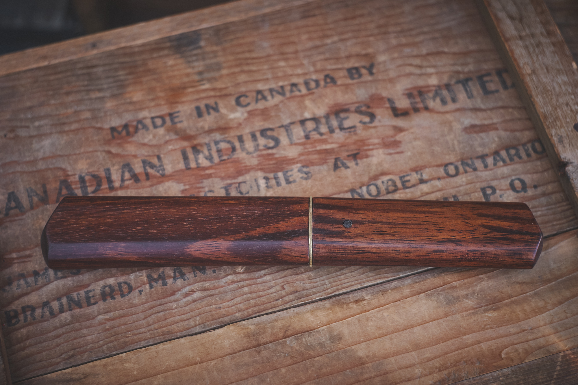 Island Blacksmith: Charcoal forged knives from reclaimed series land rover steel.