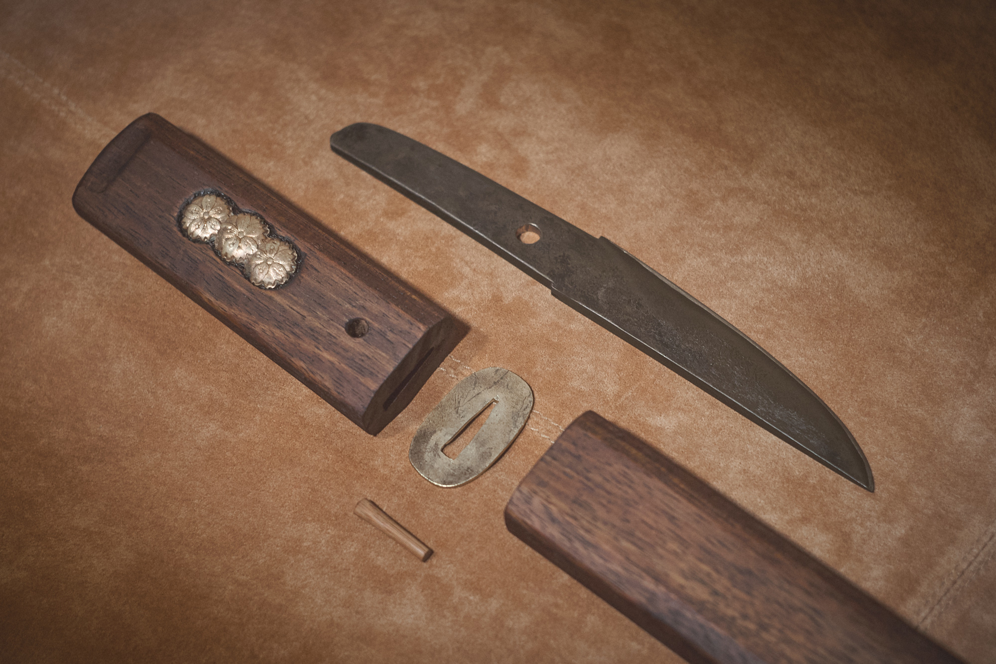 Island Blacksmith: Charcoal forged knives from reclaimed series land rover steel.