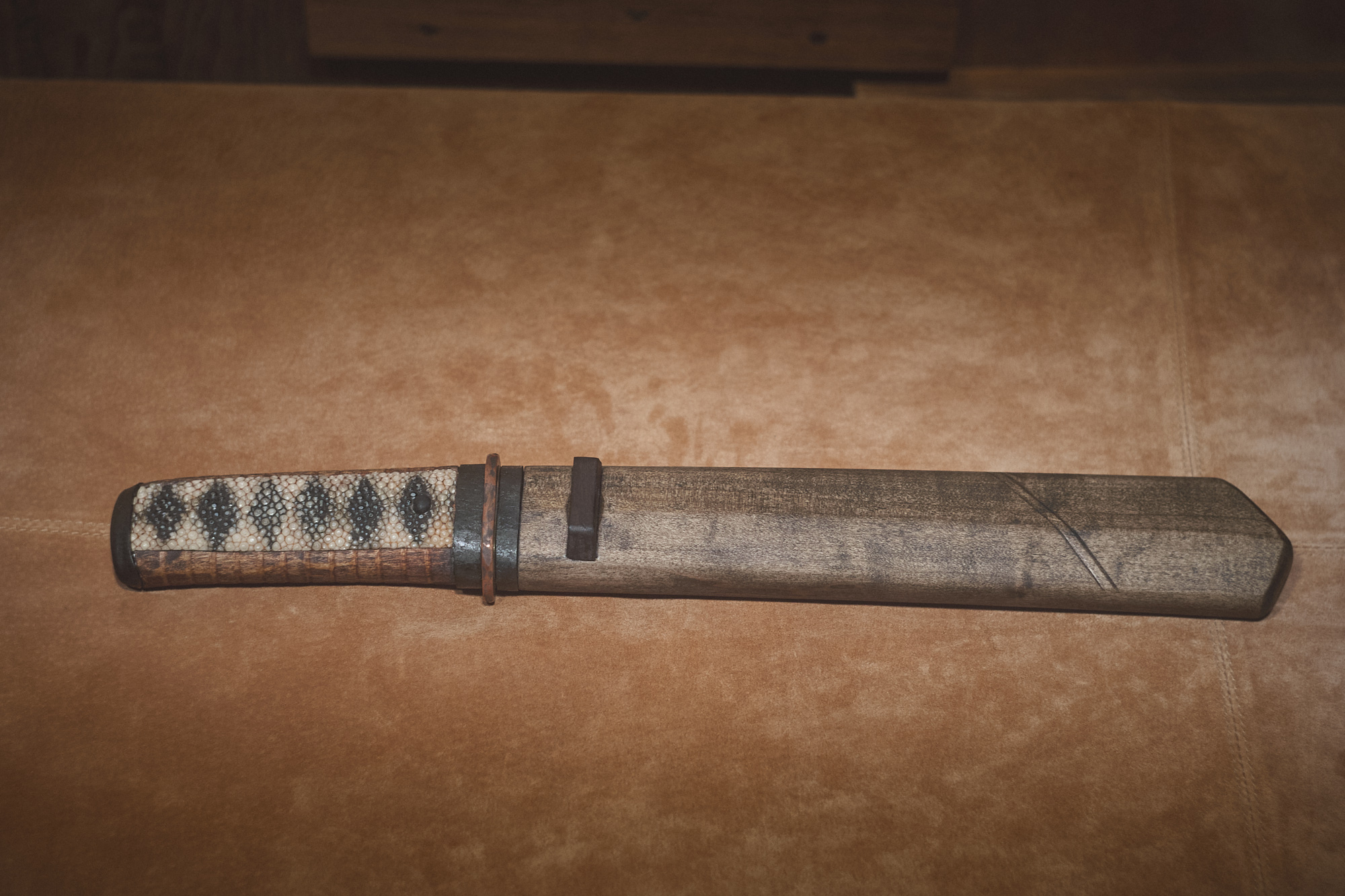 Island Blacksmith: Charcoal forged knives from reclaimed series land rover steel.