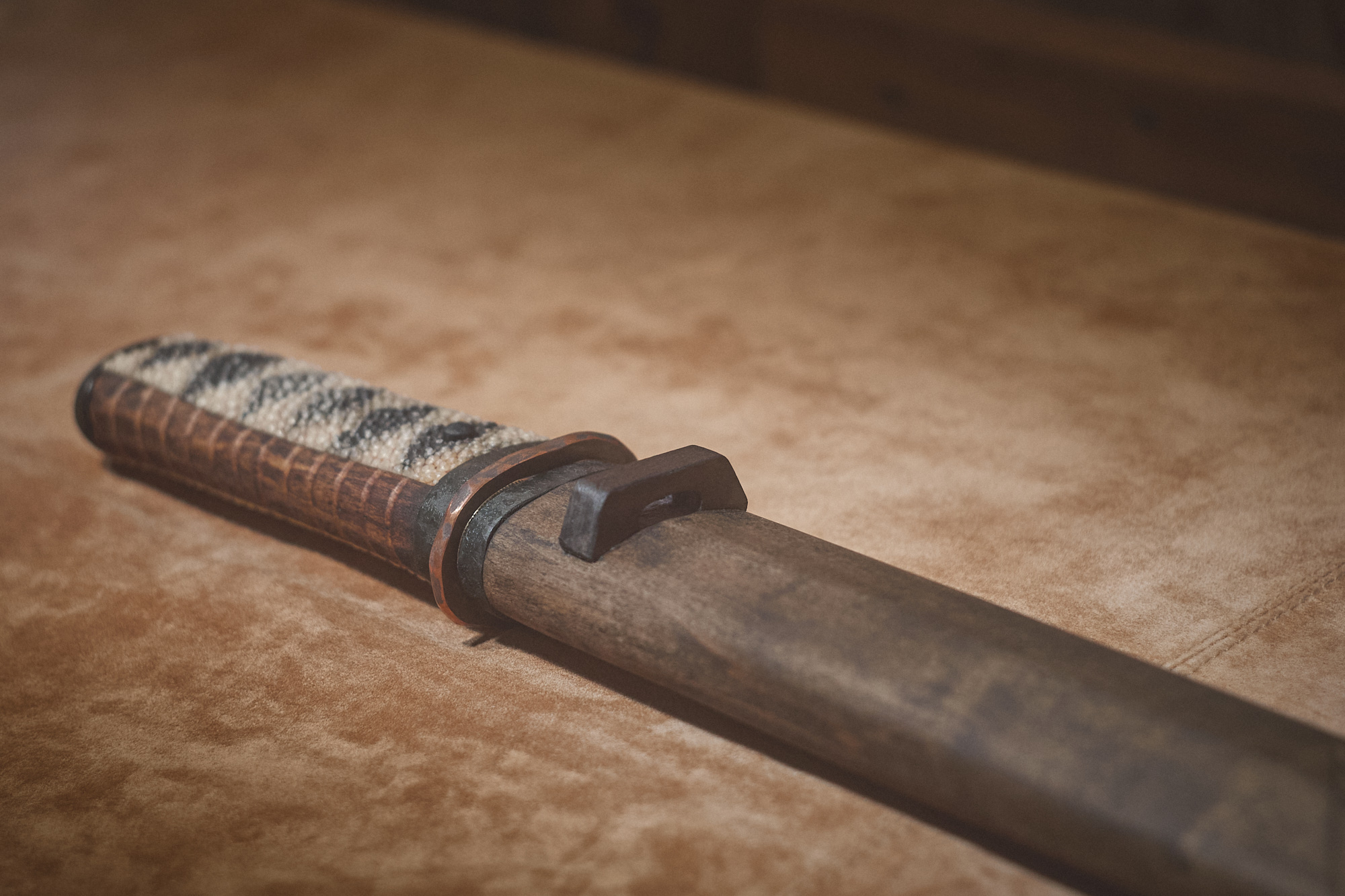 Island Blacksmith: Charcoal forged knives from reclaimed series land rover steel.