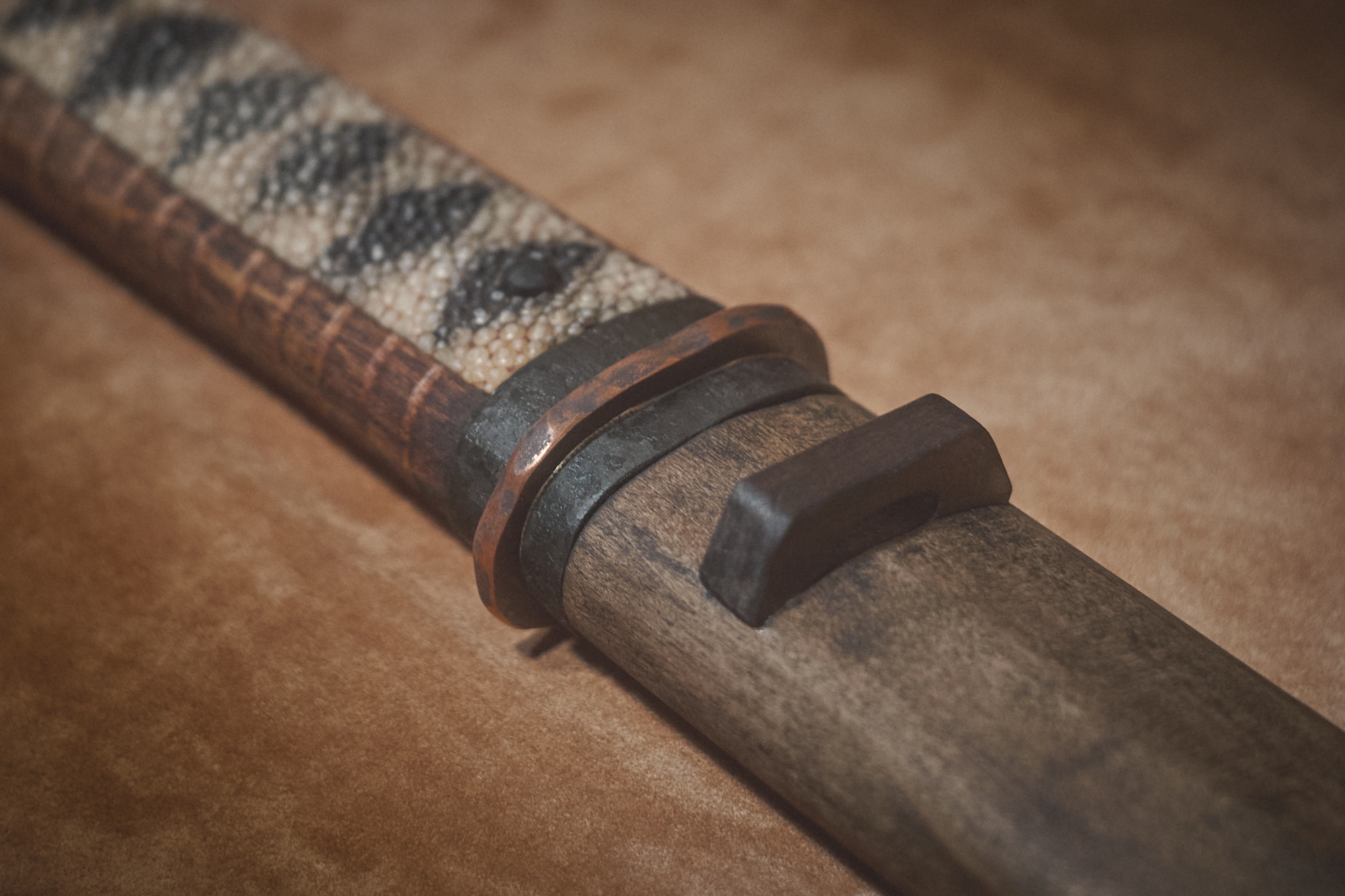 Island Blacksmith: Charcoal forged knives from reclaimed series land rover steel.