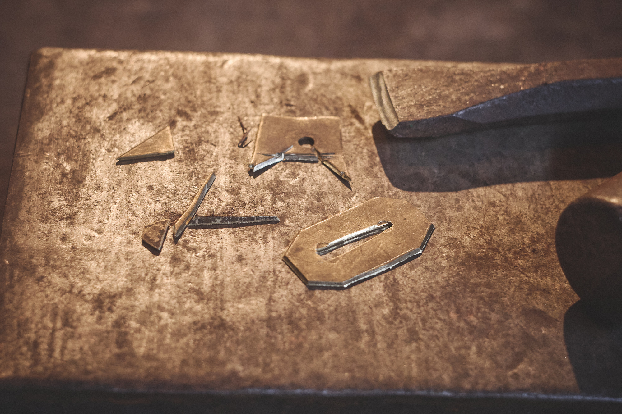 Island Blacksmith: Charcoal forged knives from reclaimed series land rover steel.