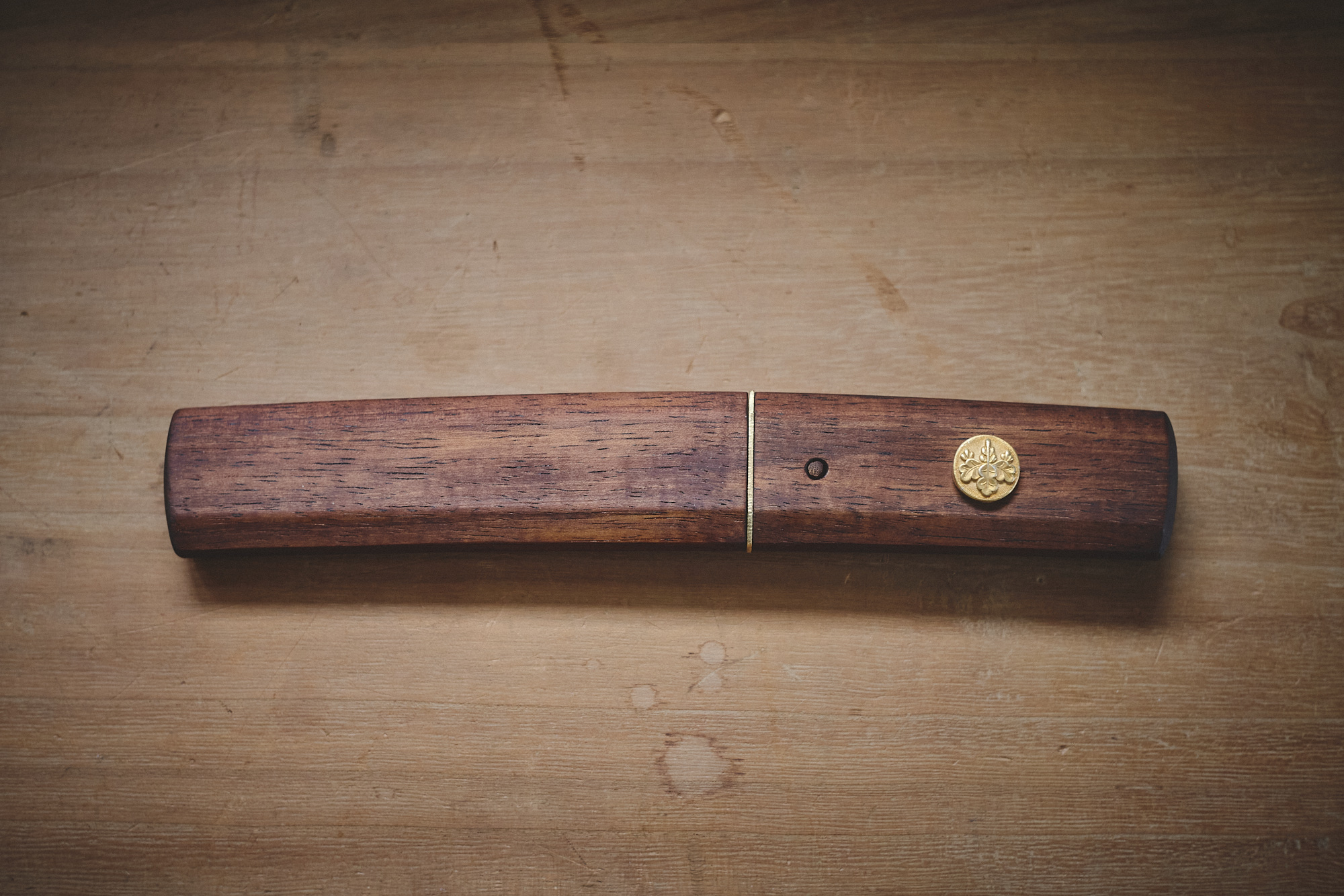 Island Blacksmith: Charcoal forged knives from reclaimed series land rover steel.